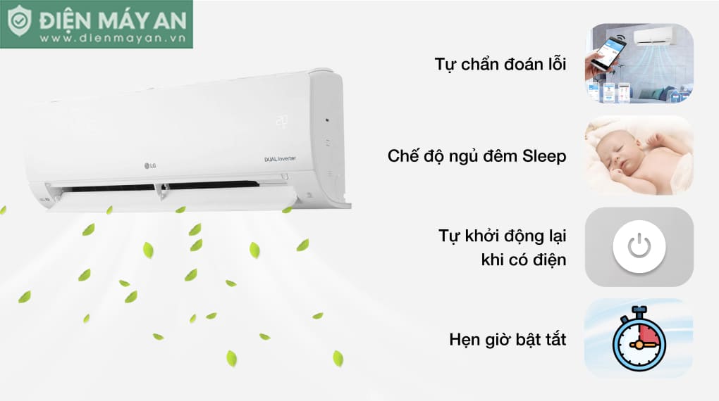 Điều hòa LG Inverter 12000 BTU 2 chiều B13END1